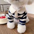 Load image into Gallery viewer, Classic Striped Dog Polo Shirt