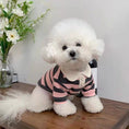 Load image into Gallery viewer, Classic Striped Dog Polo Shirt