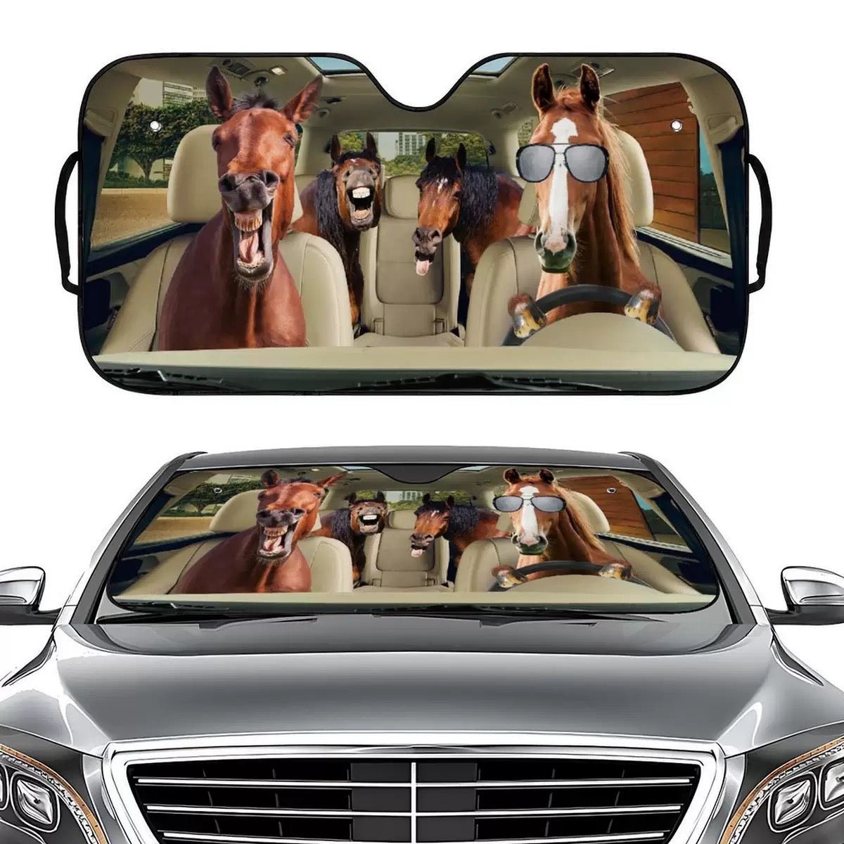Personalized Cats or Dogs Auto Sunshade For Pet Lovers