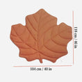 Load image into Gallery viewer, Leaf-Shaped Washable Dog Mat