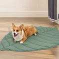 Load image into Gallery viewer, Leaf-Shaped Washable Dog Mat