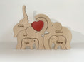 Load image into Gallery viewer, Happiness Is A Warm Family - Personalized Custom Shaped Wooden Art Puzzle
