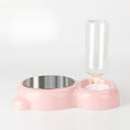 Load image into Gallery viewer, Cat Food and Water Bowl Set with Water Dispenser