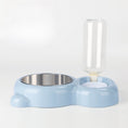 Load image into Gallery viewer, Cat Food and Water Bowl Set with Water Dispenser