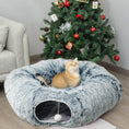 Load image into Gallery viewer, Cat Tunnel Bed with Central Mat