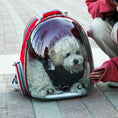 Load image into Gallery viewer, Front Expandable Space Capsule Bubble Window Pet Backpack