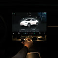Load image into Gallery viewer, Hidden Magnetic Under Screen Storage Box for Tesla Model 3/Y