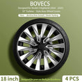 Load image into Gallery viewer, BOVECS 18" Turbine Aero Wheel Covers Compatible with Tesla Model 3 (2024–2025) – Full Coverage Hubcaps (Set of 4)