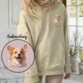 Load image into Gallery viewer, Custom Embroidered Pet Portrait Hoodie