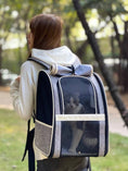 Load image into Gallery viewer, Pet carrier backpack with window blind