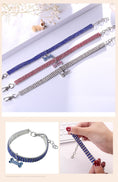 Load image into Gallery viewer, Pet collar with bling rhinestones