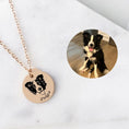 Load image into Gallery viewer, Custom engraved pet memorial jewelry