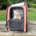 Load image into Gallery viewer, Pet carrier backpack with window blind