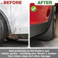 Load image into Gallery viewer, Upgrade TPE Mud Flaps Flexible Compatible for Model Y 2020-2026