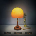 Load image into Gallery viewer, Vintage Glass Mushroom Table Lamp