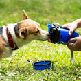 Load image into Gallery viewer, Dog Travel Water Food Bottle Collapsible Bowls