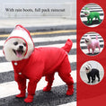 Load image into Gallery viewer, Waterproof Dog Raincoat with Hood for Small Dogs
