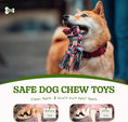 Load image into Gallery viewer, Safe dog chew rope toy set