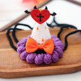 Load image into Gallery viewer, Crochet Halloween Pet Hat: Pumpkin, Witch, or Bat - Handmade Costume Cat Dog Hat