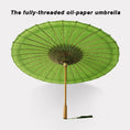Load image into Gallery viewer, Engraved Gifts, Handmade oil-paper umbrellas for Wedding Ceremony, Wedding Decor, Beach Wedding,Keepsake, Sun Umbrella
