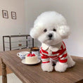 Load image into Gallery viewer, Classic Striped Dog Polo Shirt
