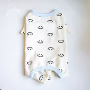 Four-legged pet clothing protecting the belly