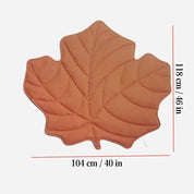Leaf-Shaped Washable Dog Mat