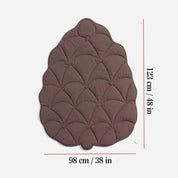 Leaf-Shaped Washable Dog Mat