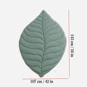 Leaf-Shaped Washable Dog Mat
