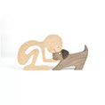 Load image into Gallery viewer, Happiness Is A Warm Family - Personalized Custom Shaped Wooden Art Puzzle
