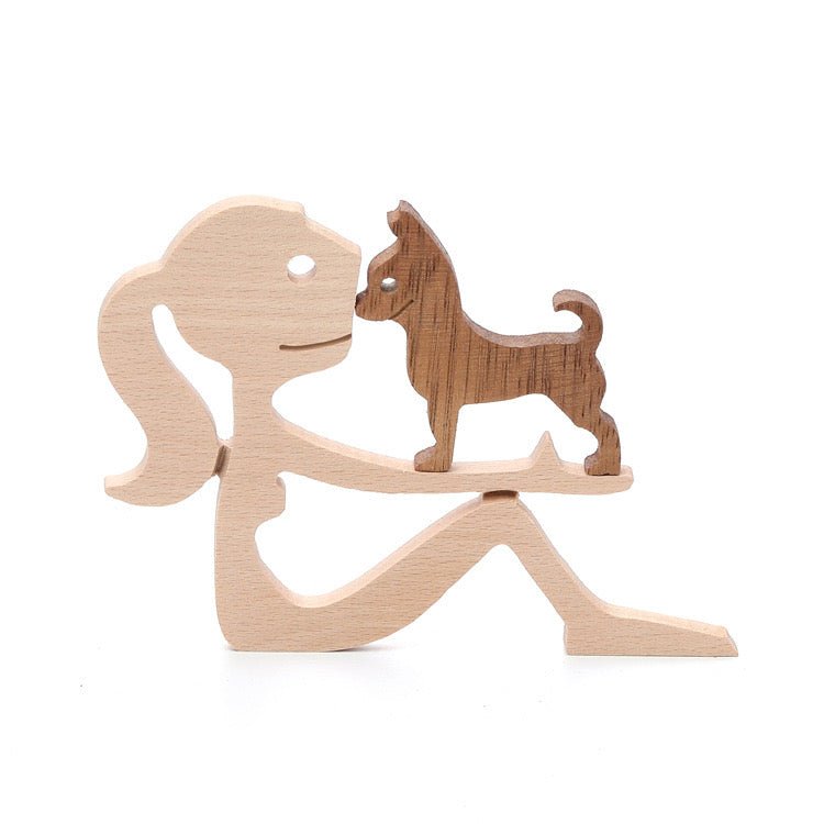 Happiness Is A Warm Family - Personalized Custom Shaped Wooden Art Puzzle