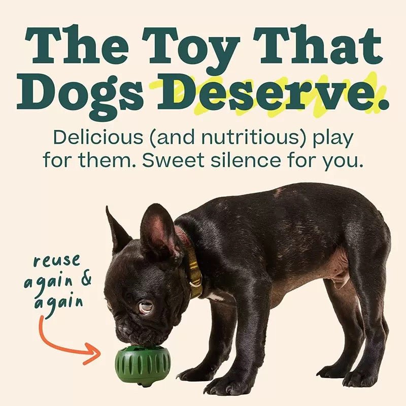 Long Lasting Refillable Dog Treat Dispenser Toy