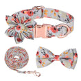 Load image into Gallery viewer, Flower Dog Collar & Leash Set
