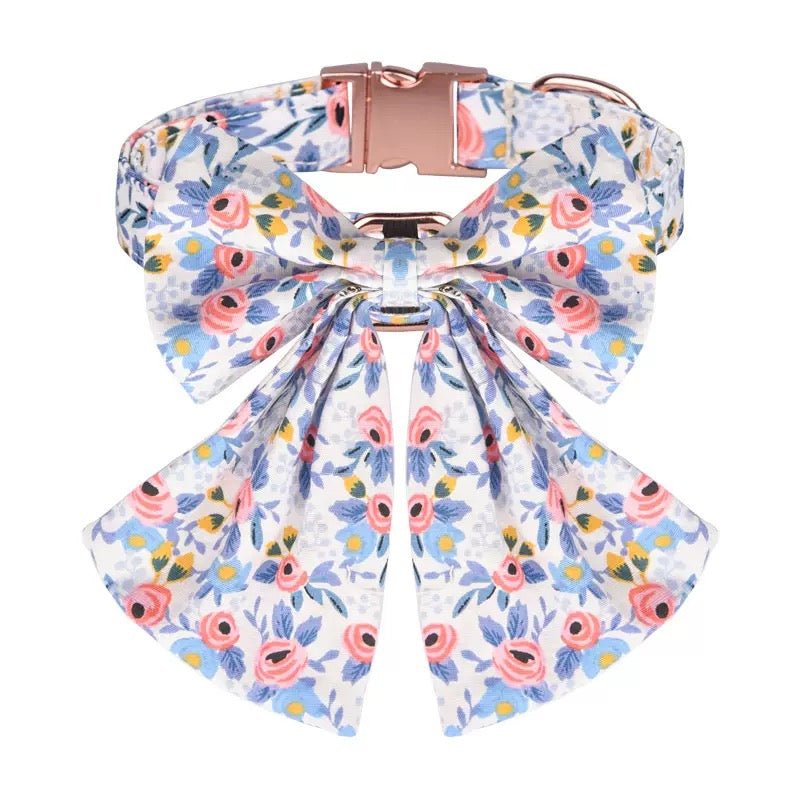 Flower Dog Collar & Leash Set