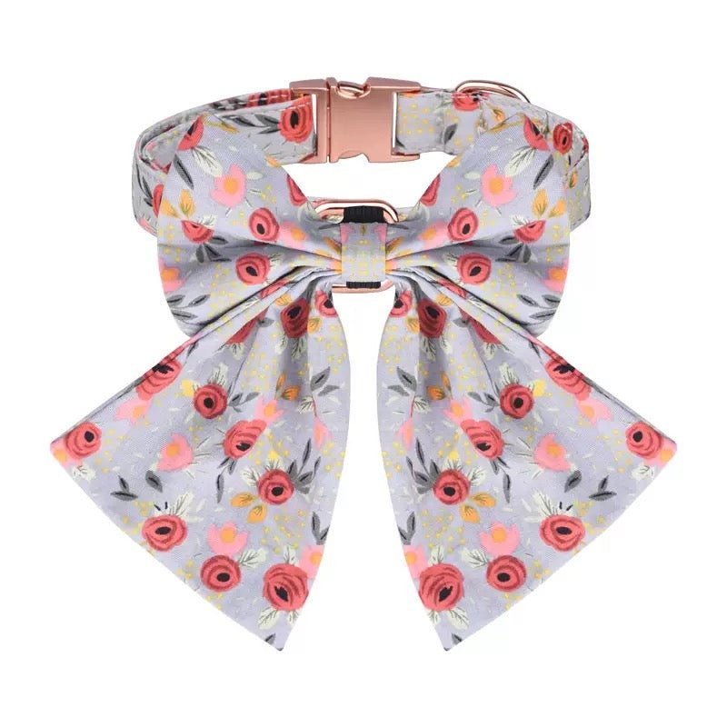 Flower Dog Collar & Leash Set