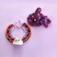 Load image into Gallery viewer, Halloween cat Costumes Halloween Witch Hat And Bib Scarf Set Pet Collar,Pumpkin Beret Hat
