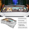 Load image into Gallery viewer, Personalized Cats or Dogs Auto Sunshade For Pet Lovers
