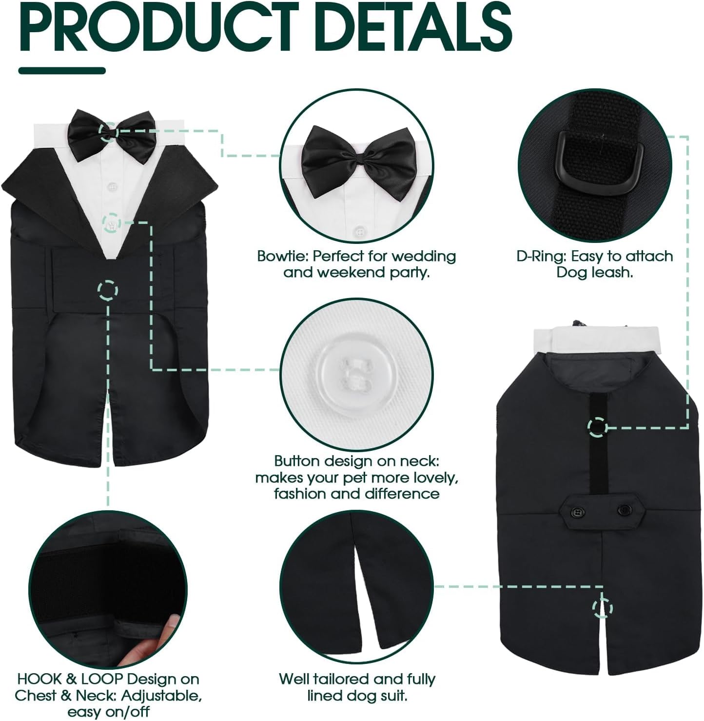 Dog Tuxedo Suit