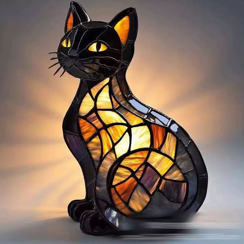 Vintage Animal-Shaped Resin Art Lamp