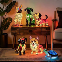 Vintage Animal-Shaped Resin Art Lamp