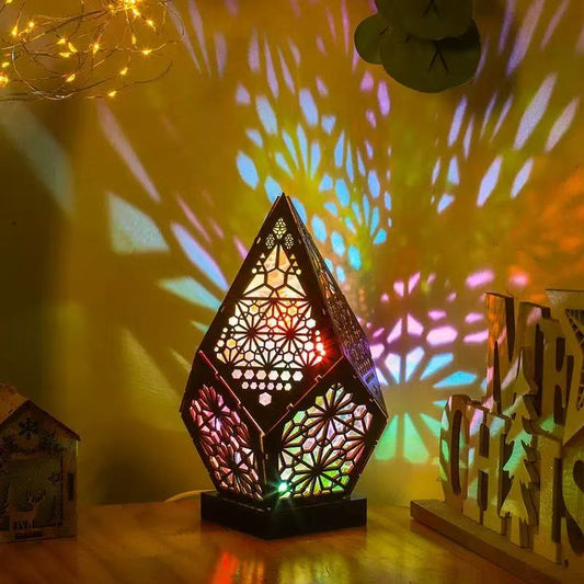 Handmade LED Starry Sky Lamp: Bohemian Home Decor Light