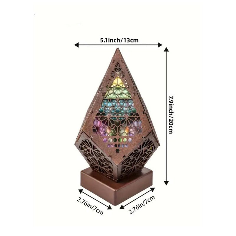 Handmade LED Starry Sky Lamp: Bohemian Home Decor Light