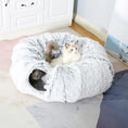 Load image into Gallery viewer, Cat Tunnel Bed with Central Mat
