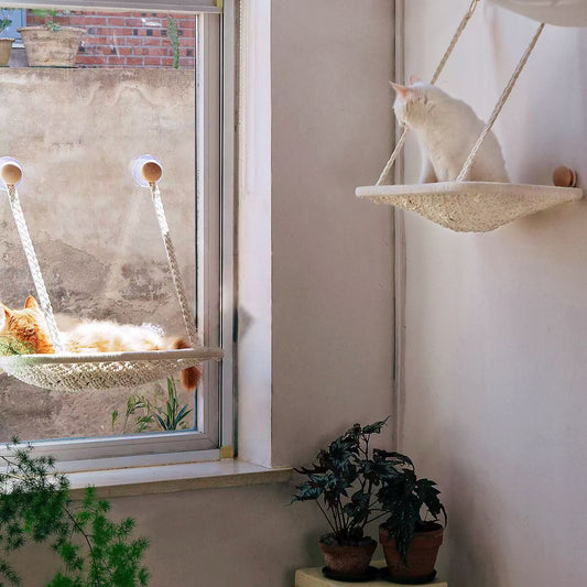 Traditional Hand Woven - Comfy Cat Window Perch