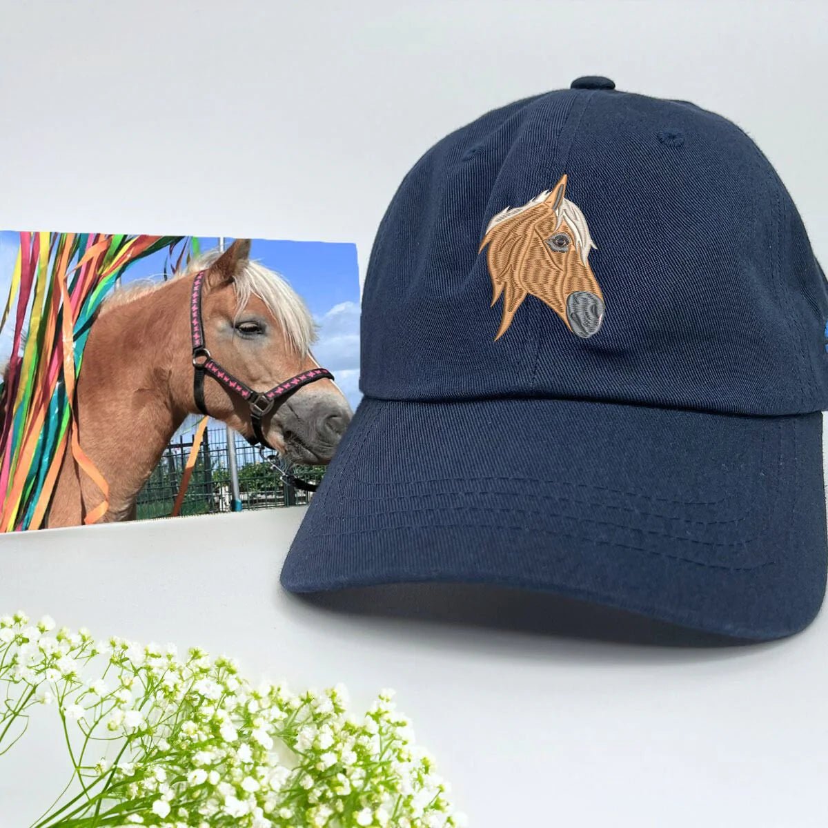 Custom Embroidery Pet Portrait Baseball Cap