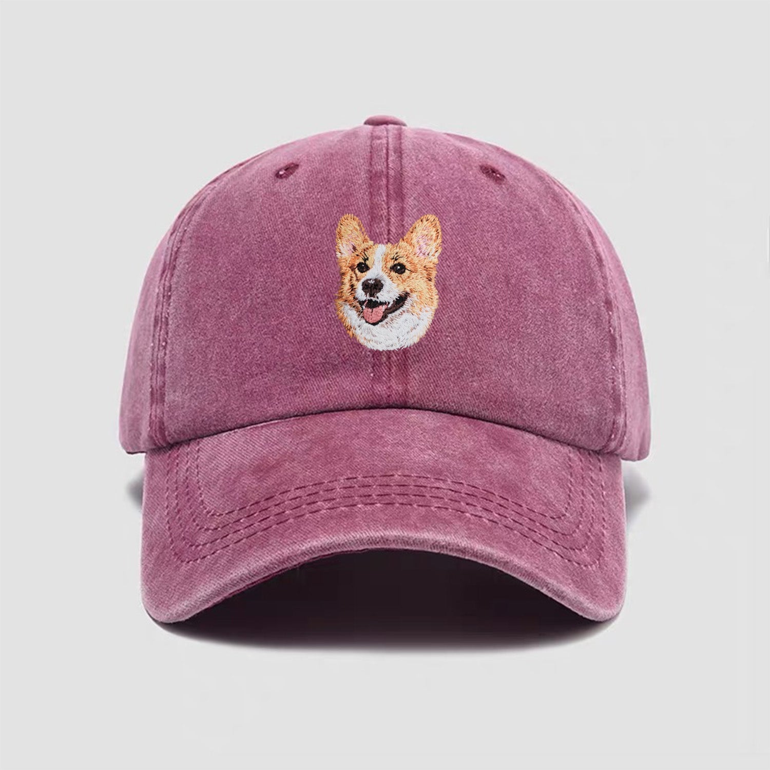 Custom Embroidery Pet Portrait Baseball Cap