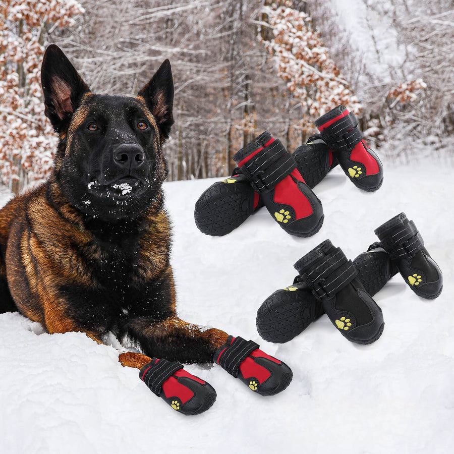 Waterproof Non-Slip Dog Boots video review preview