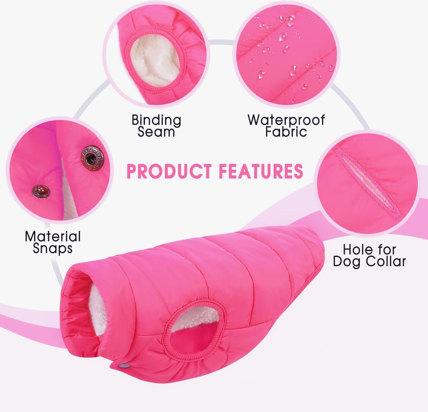 Windproof Dog Winter Coat