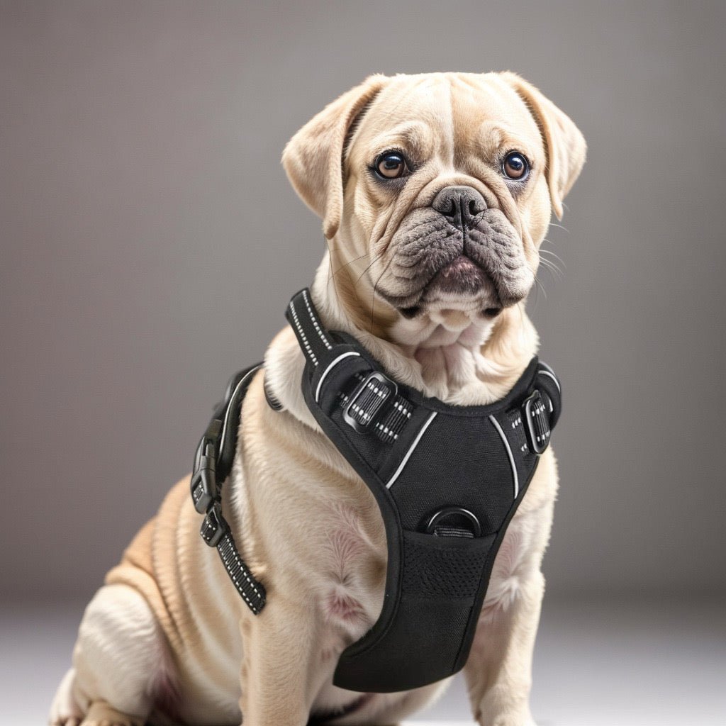 No-Pull Pet Harness with 2 Leash Clips