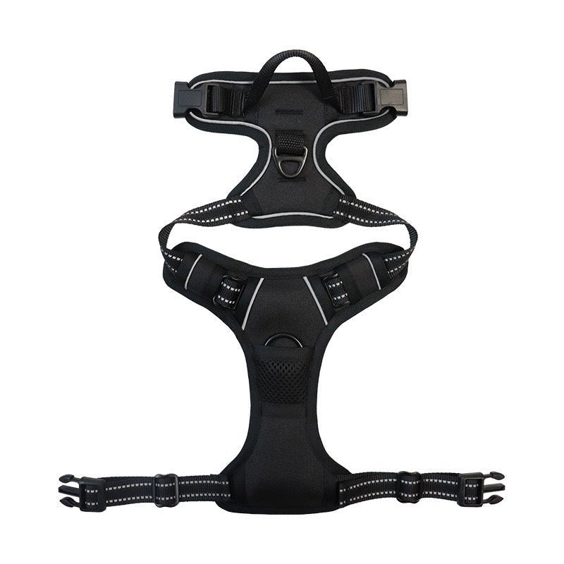 No-Pull Pet Harness with 2 Leash Clips